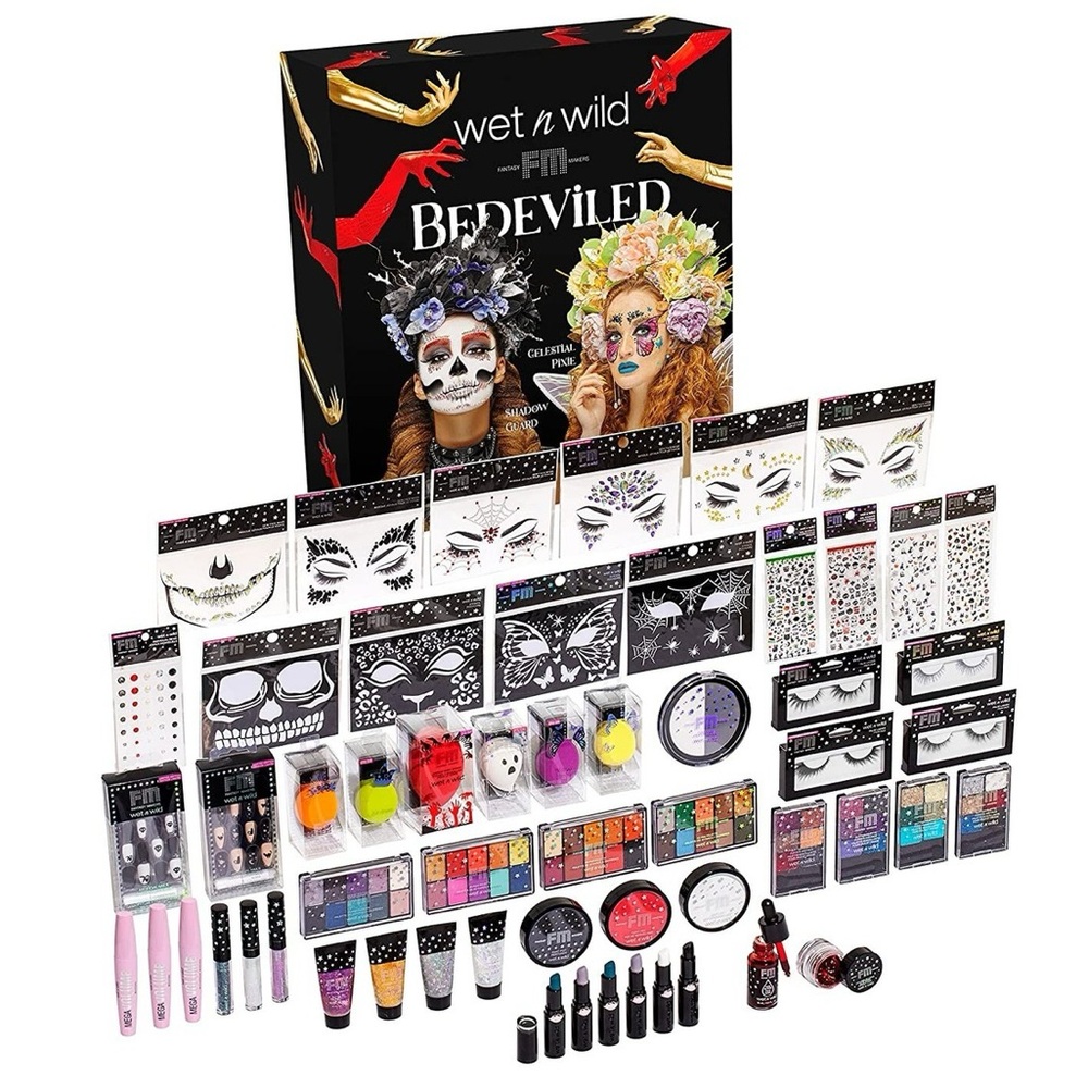 FANTASY MAKERS BEDEVILED HALLOWEEN PR INFLUENCER BOX 65 ITEMS
